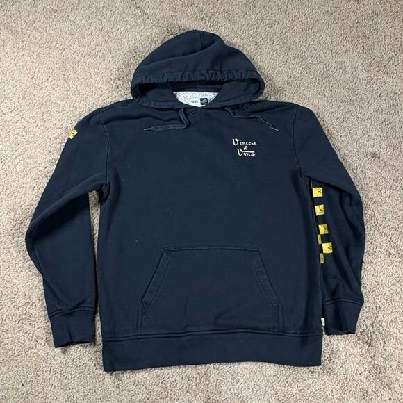 Vans x Van Gogh Museum Hoodie Black Vincent & Vans Collaboration Size XSmall - Picture 1 of 7